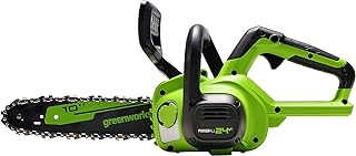 24V 10" Cordless Compact Chainsaw (Great for Storm Clean-Up, Pruning, and Firewood / 125+ Compatible Tools), Tool Only