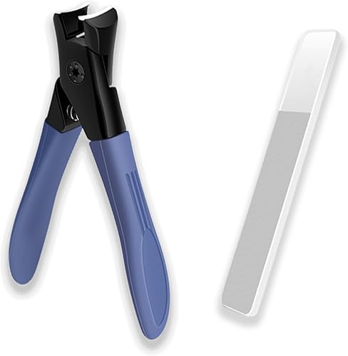 Kiherat Cortaúñas de los pies, cortaúñas para personas mayores, cortaúñas de acero inoxidable duradero para hombres, cortaúñas adecuadas para uñas