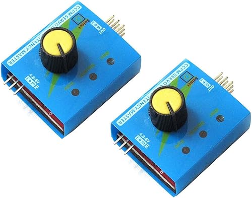 ShareGoo 3CH 4.8-6V Servo Tester CCPM Comprobador maestro de consistencia con protección de conexión inversa, probador de motor RC ECS herramienta