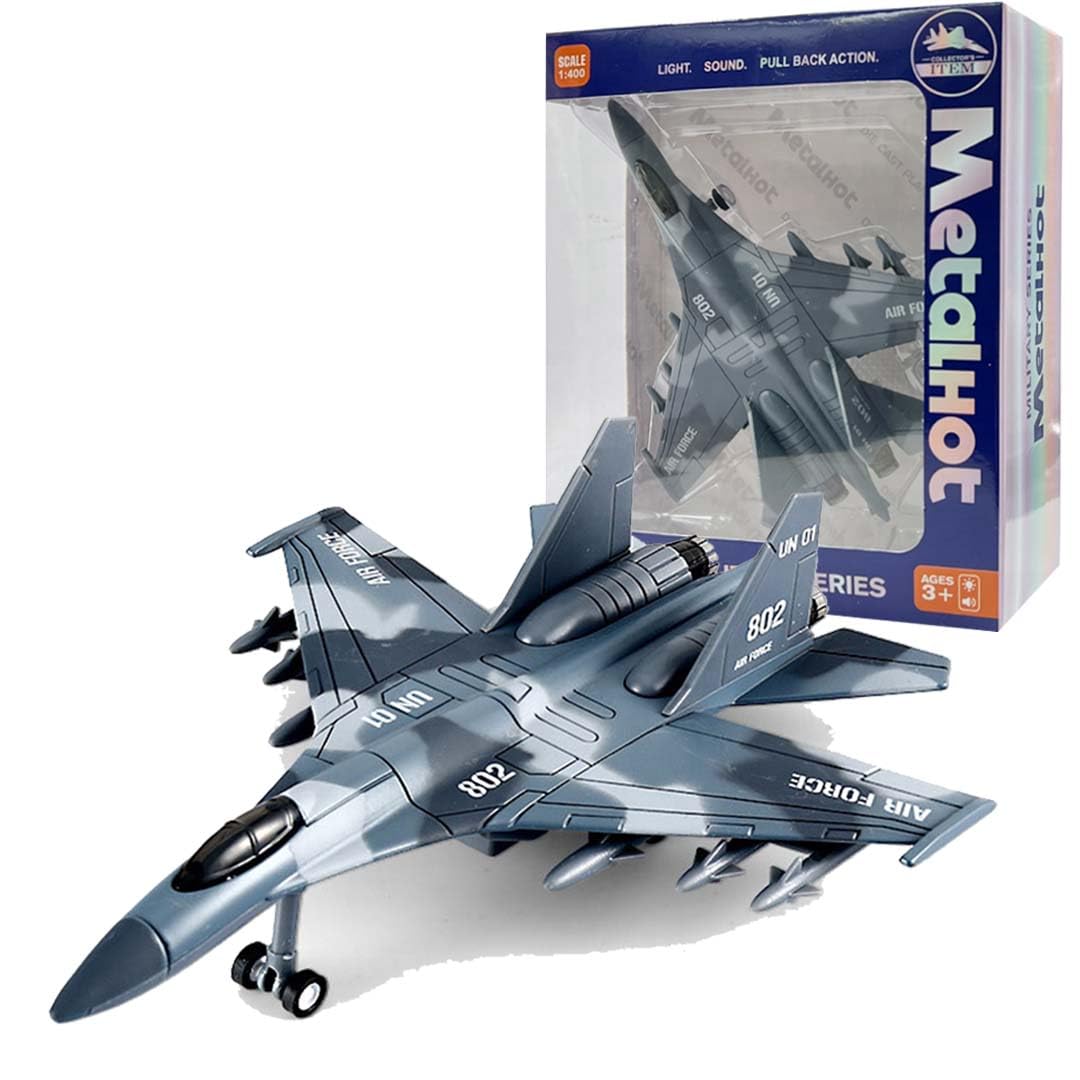 Breatoi: 1:400 Scale Twin-Engine Air Superiority Jet with Light & Sound – Premium Die-Cast Collectible Plane (SU-35 Type)-image-42