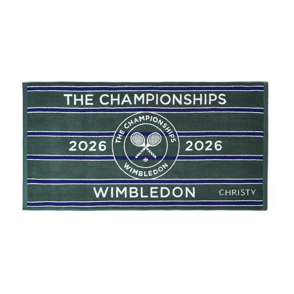 Christy Multicolor 'Wimbledon' Official Championship 2026 Iconic Towels