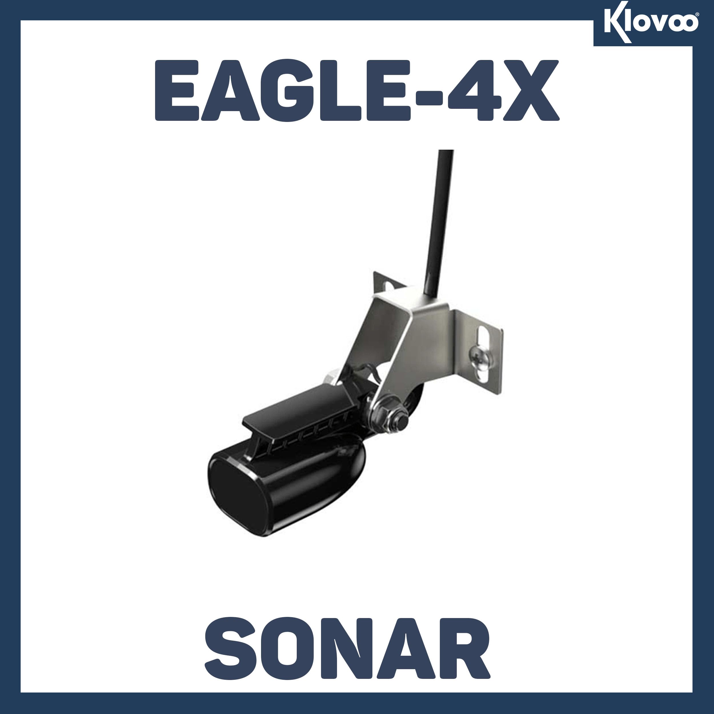 Kit Ecoscandaglio con Lowrance Eagle 4x e Trasduttore Bullet Skimmer, Display IPS 4", Sonar Grandangolare 200 kHz, Cover Parasole Inclusa, 12V, IPX7