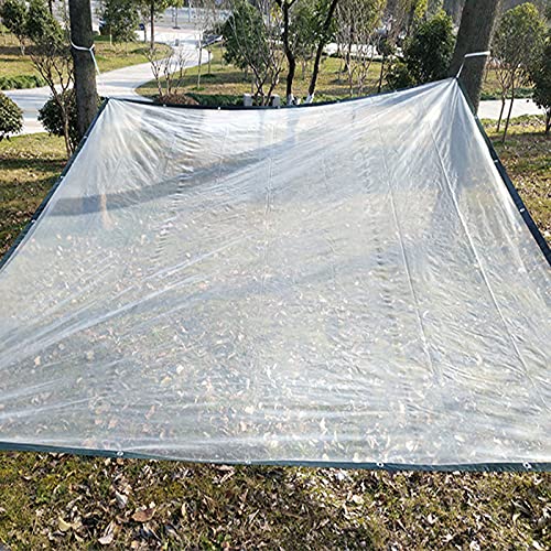 Lona de PE impermeable transparente de 4x5m para cubierta exterior de jardín 3