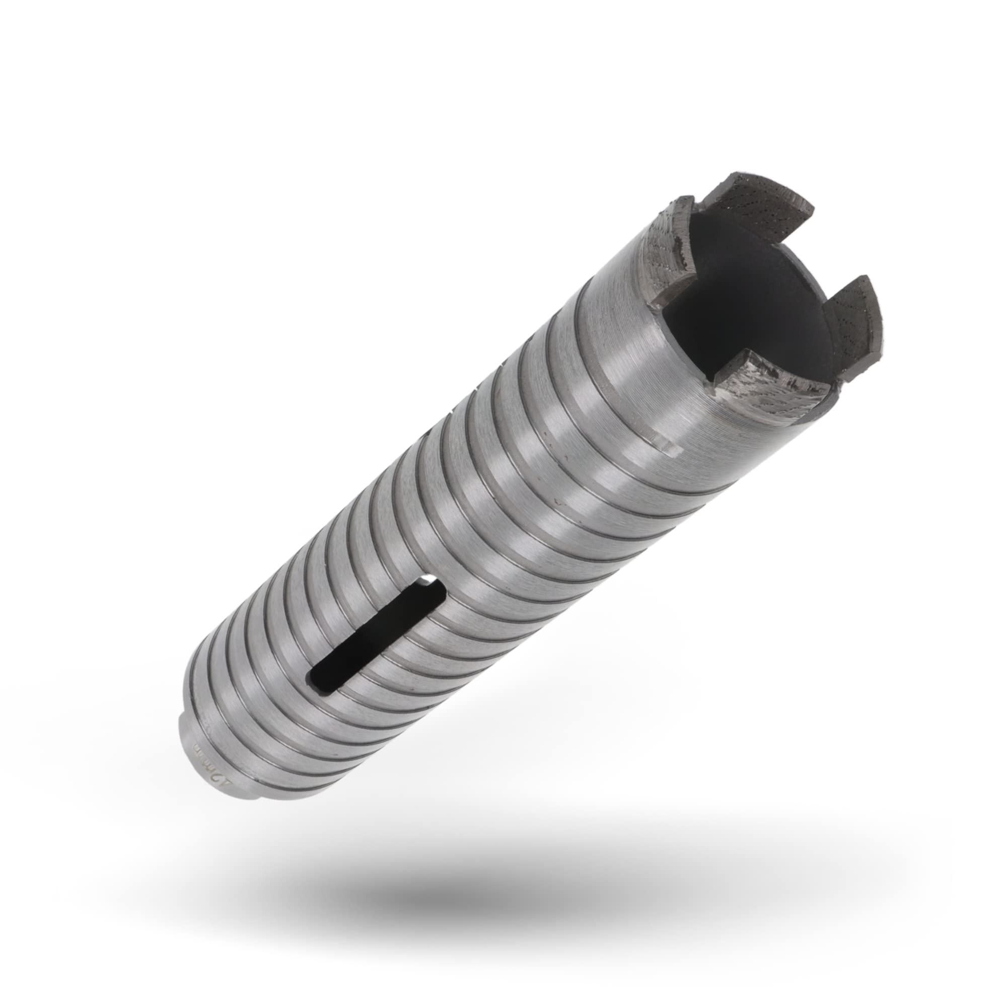 PRODIAMANT Diamentowa wiertnica rdzeniowa ø 42 mm długość efektywna 150 mm z adapterem SDS do młotowiertarki, segmenty spawane laserowo do wiercenia na sucho