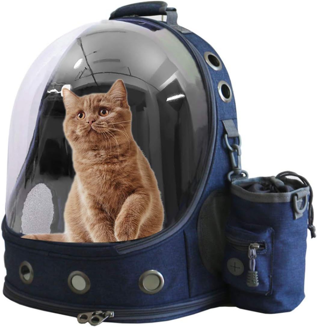 Pet Carriers Backpacks Bubble Bag, Premium Space Capsule Cat Dog Carrier Backpack Travel Bag kitten doggy Back pack for Traveling Hiking…
