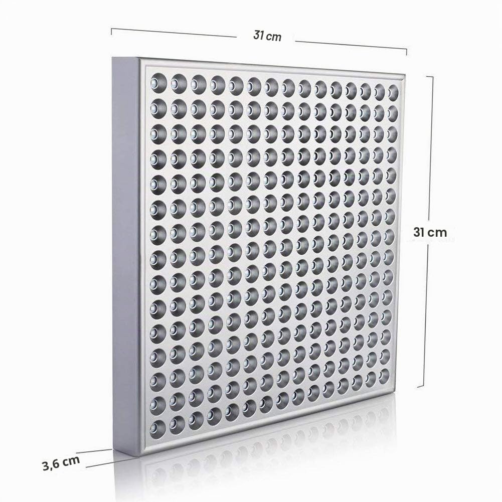 DUEBEL Terapia de Luz Roja 45W, Panel de Roja 660nm Rojo 850nm Dispositivo de Terapia de Infrarroja Cerca para Músculo, Piel, Alivio del Dolor
