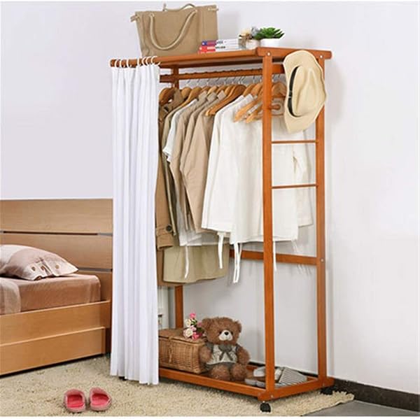 Clothing Rack Hat Coat Jacket Rack Shoe Rack This Large Hanger is Vertical and Strong Enough to Accommodate Clothes Shoes Bags and Scarves for Bedroom Laundry Room - 1
