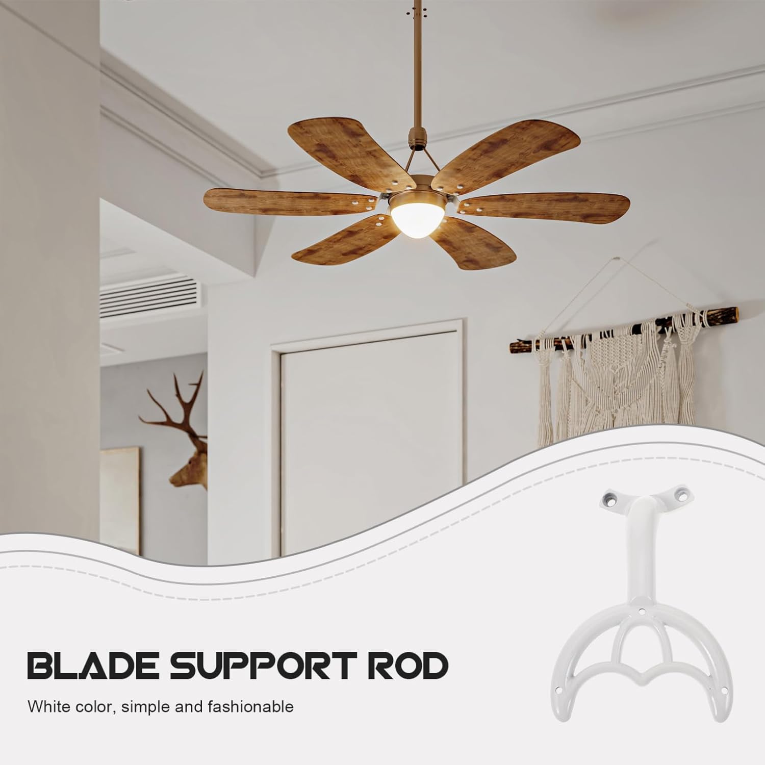 10pcs Ceiling Fan Blade Support Arms Replacement Fan Repairing Accessories Fit for Easy Installation and Maintenance