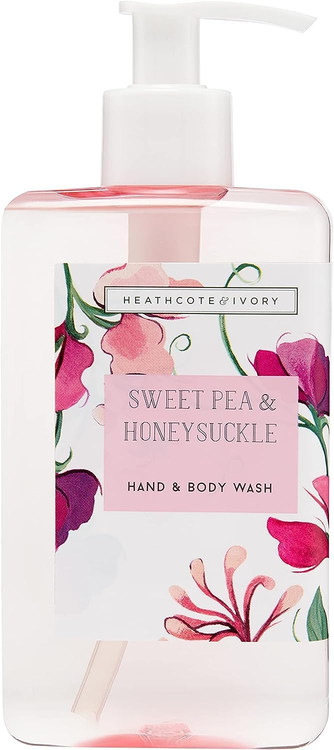 Heathcote & Ivory Sweet Pea & Honeysuckle Intense Hand & Body Wash 250 ml