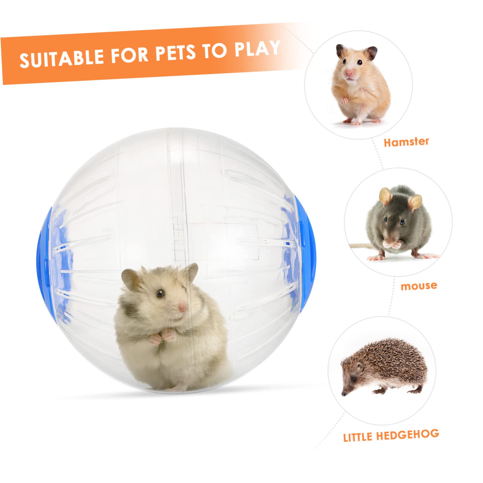 BESPORTBLE Roller Plaything for Hamster Guinea Pig Gerbil 15cm Small Exercise Ball Interactive Fun
