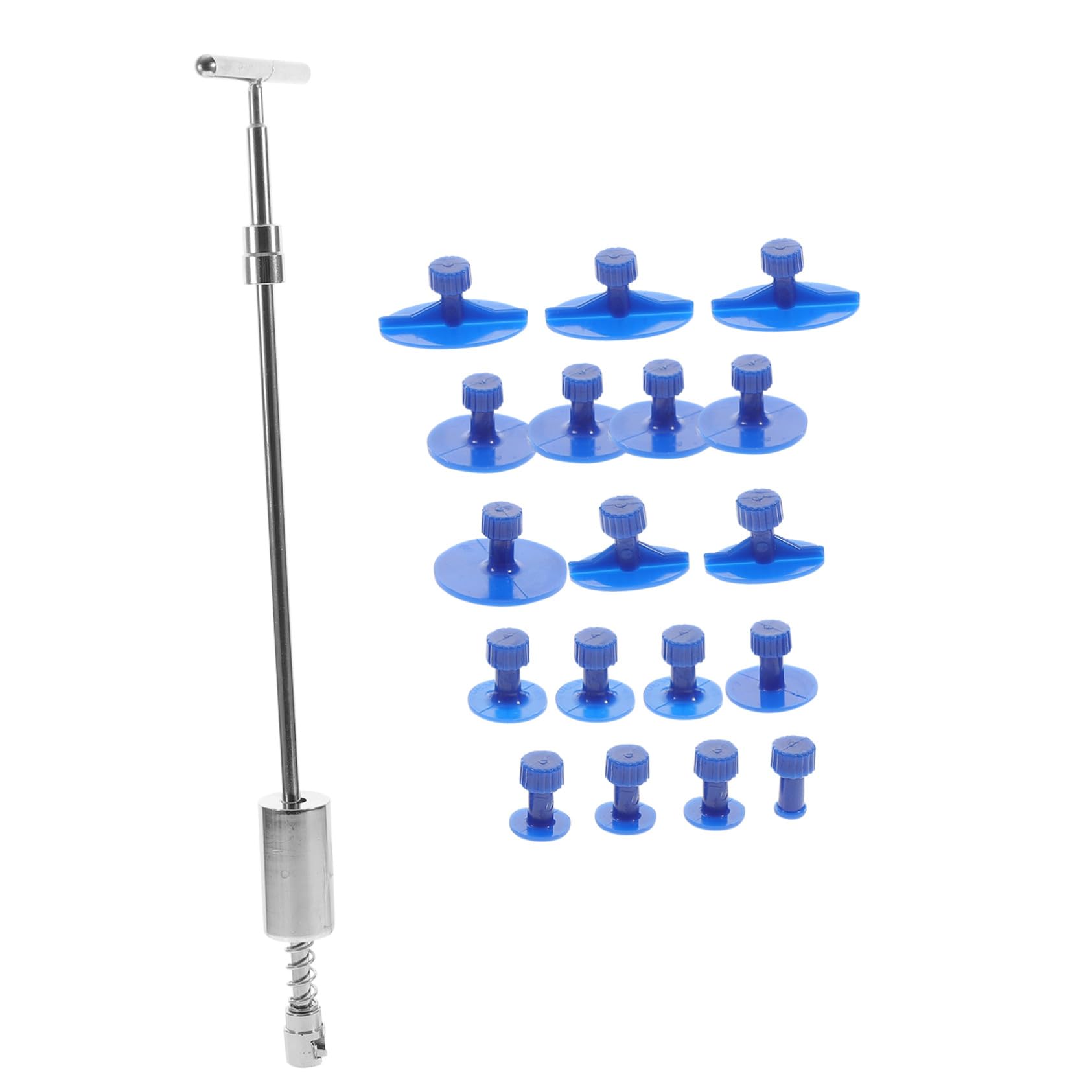 Kit de Herramientas Coche para Extracción de Abolladuras sin Dañar Pintura Martillo Deslizable con Extractor y Lengüetas Incluye Gomas de Varios para Reparación Rápida Carrocería