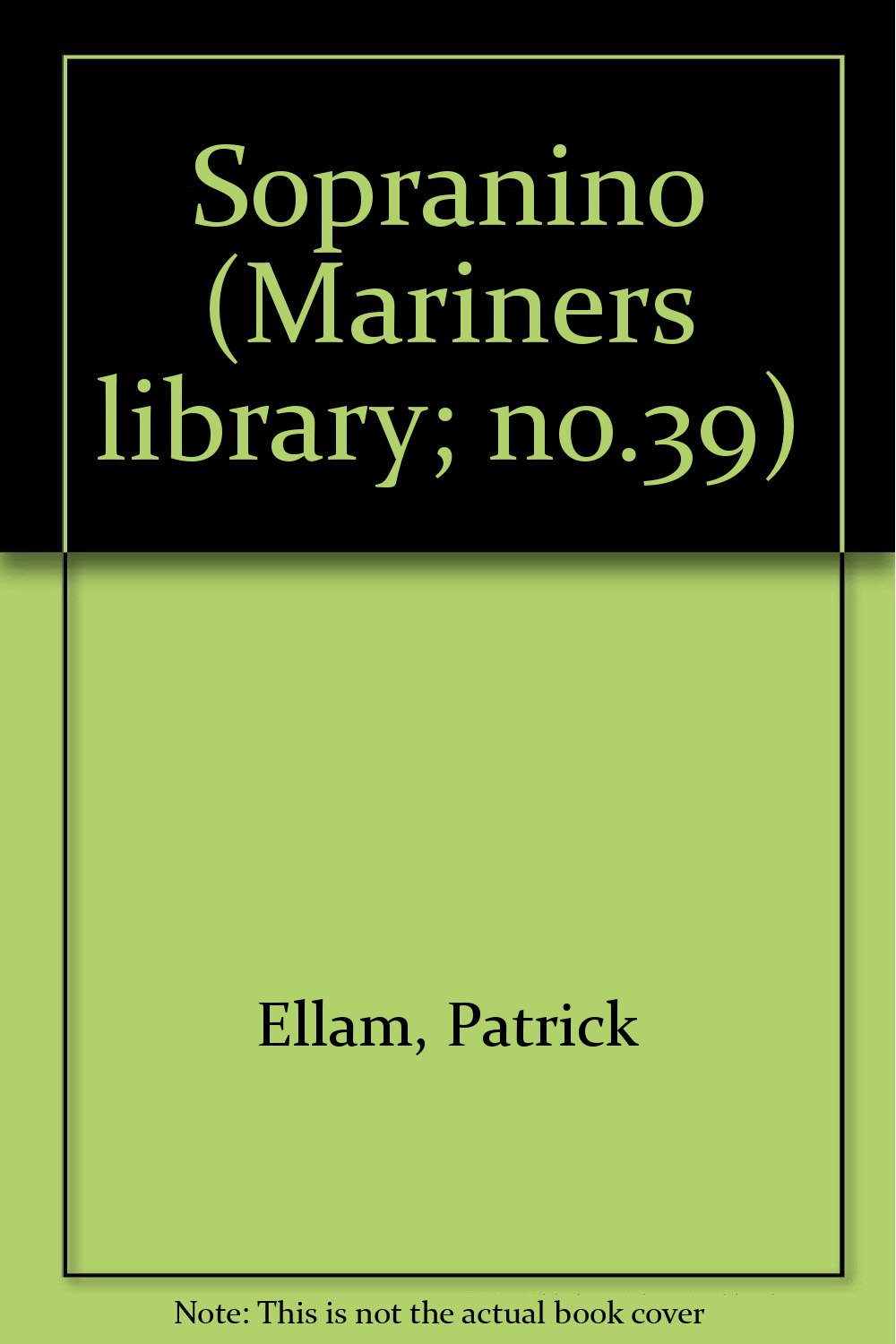 Sopranino 39 in the Mariners Library Patrick Ellam Books