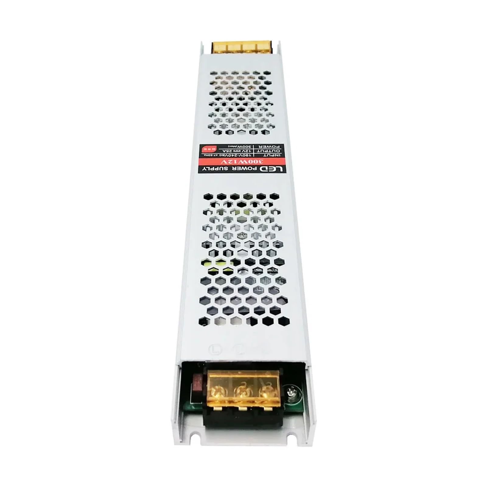 Listwa zasilająca LED 12 V 300 W, wbudowana aluminiowa obudowa przełącznika karty kontrolera napędu
