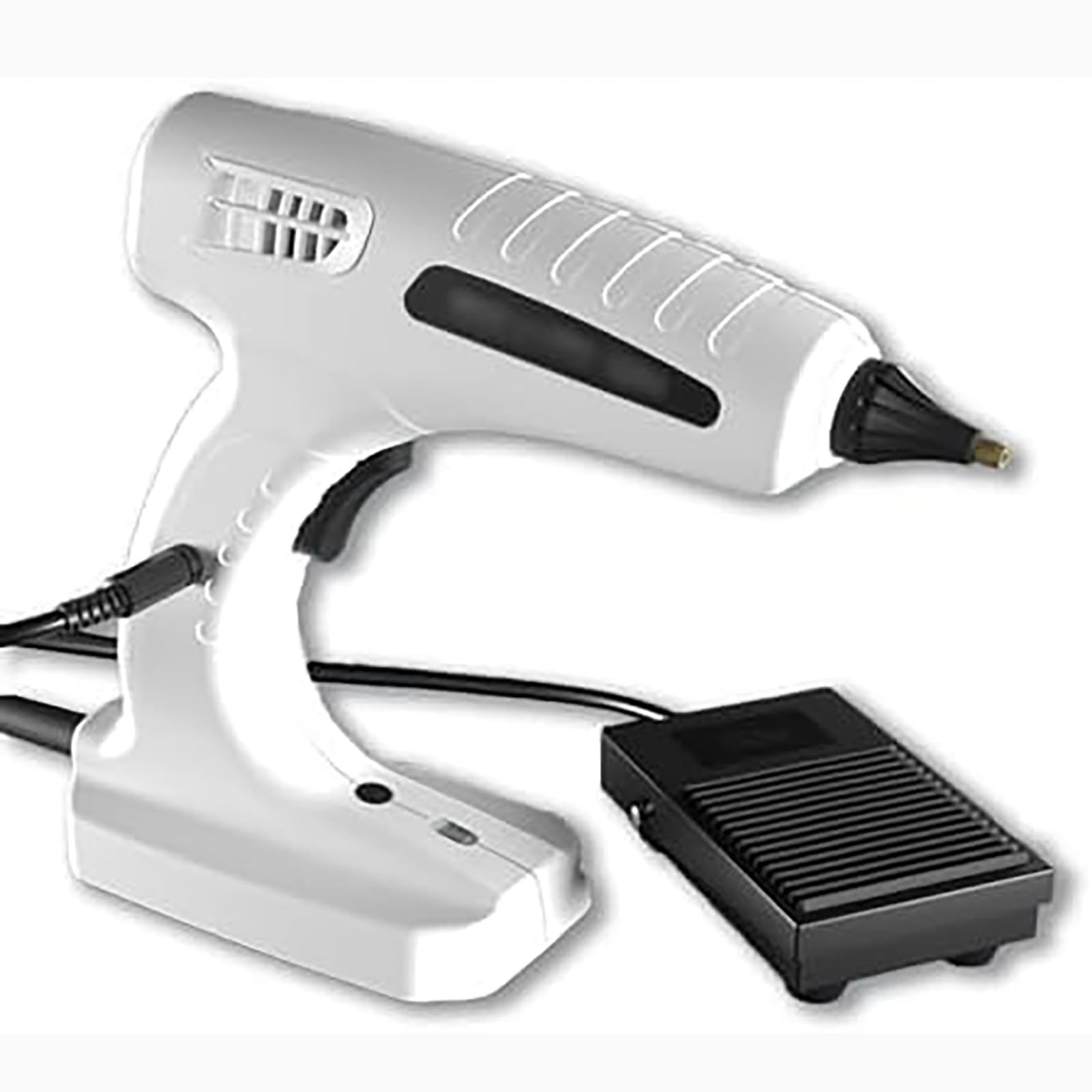 FHRKA Pedal-Operated Automatic Glue Dispensing Machine,Hot Melt Glue Gun,Smart Reflux Design,3.0mm Glue Hole