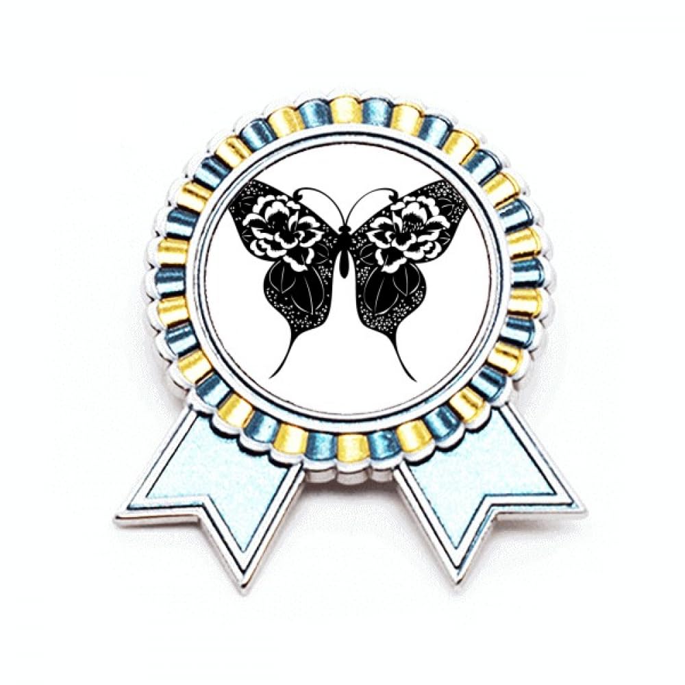 Broche en forme d'ailes de rose avec médaille lauréat cadeau idéal - 4
