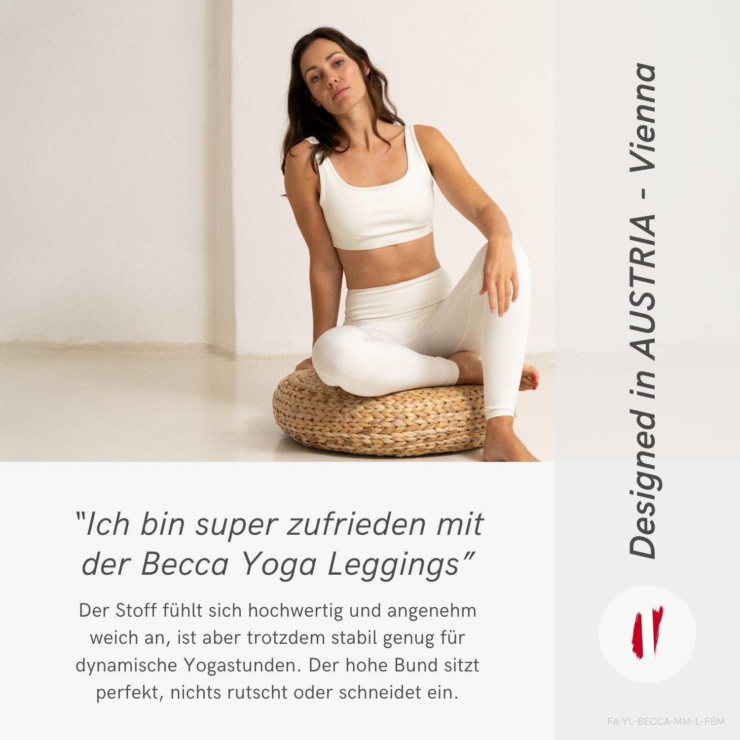 Lotuscrafts® Yoga Leggings Damen High Waist – Sportleggings Damen Lang für Yoga, Pilates & Fitness, atmungsaktive Sport Tights mit hohem Bund