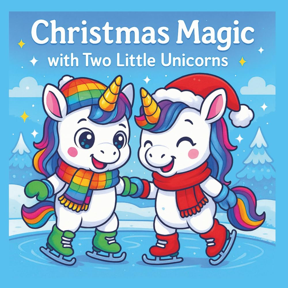 Christmas Magic with two little unicorns: A Cozy Christmas Coloring (Two Little Unicorns Adventures)