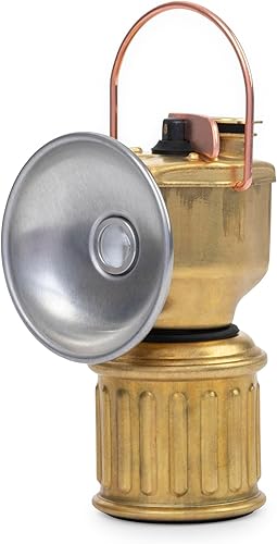 Barebones Linterna Miners LED regulable con batería recargable, ligera y portátil, luces de trabajo de inspiración vintage con base magnética