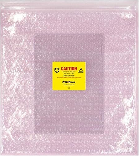 Miniatura 3 de Bolsos estáticos anti de la burbuja, bolso de blindaje estático resellable, reutilizable para los componentes electrónicos sensibles (XXL Qty 50)