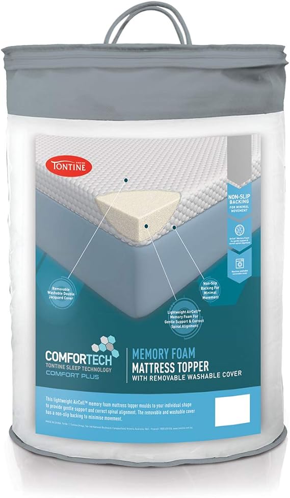 Tontine Memory Foam Mattress Topper Big W at Josephine Neri blog