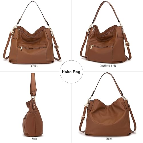 Miniatura 4 de Bolsos cruzados grandes para mujer, bolso de hombro y cartera para mujer, bolsos Hobo