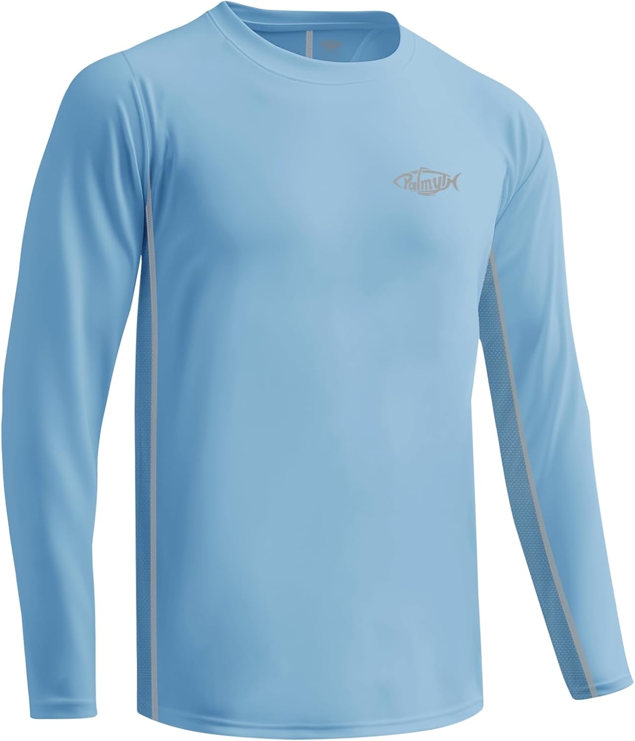 Palmyth Men’s UPF 50+ Fishing Shirt Long Sleeve Quick-Dry Outdoor Sun Protection Performance Tee - Image 3