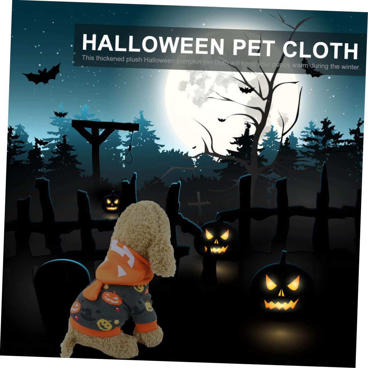 Didiseaon 3 Pz felpa di halloween per cani da compagnia felpa con cappuccio alla moda vestiti per cani di piccola taglia costume da compagnia vestiti divertenti da cucciolo