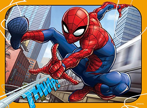 Ravensburger Marvel Spider-Man 4-in-a-Box Jigsaw Puzzles for Kids Age 3+ – 12/16/20/24 Piece Puzzle Set, Preschool Activity Toy, Birthday Gift for Boys & Girls - Image 4