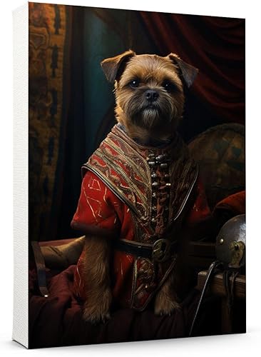 Miniatura 413 de Thuan Chow Chow Retrato de mascota con disfraz real de perro en un disfraz retrato de perro con vestimenta Retrato medieval de mascota retrato