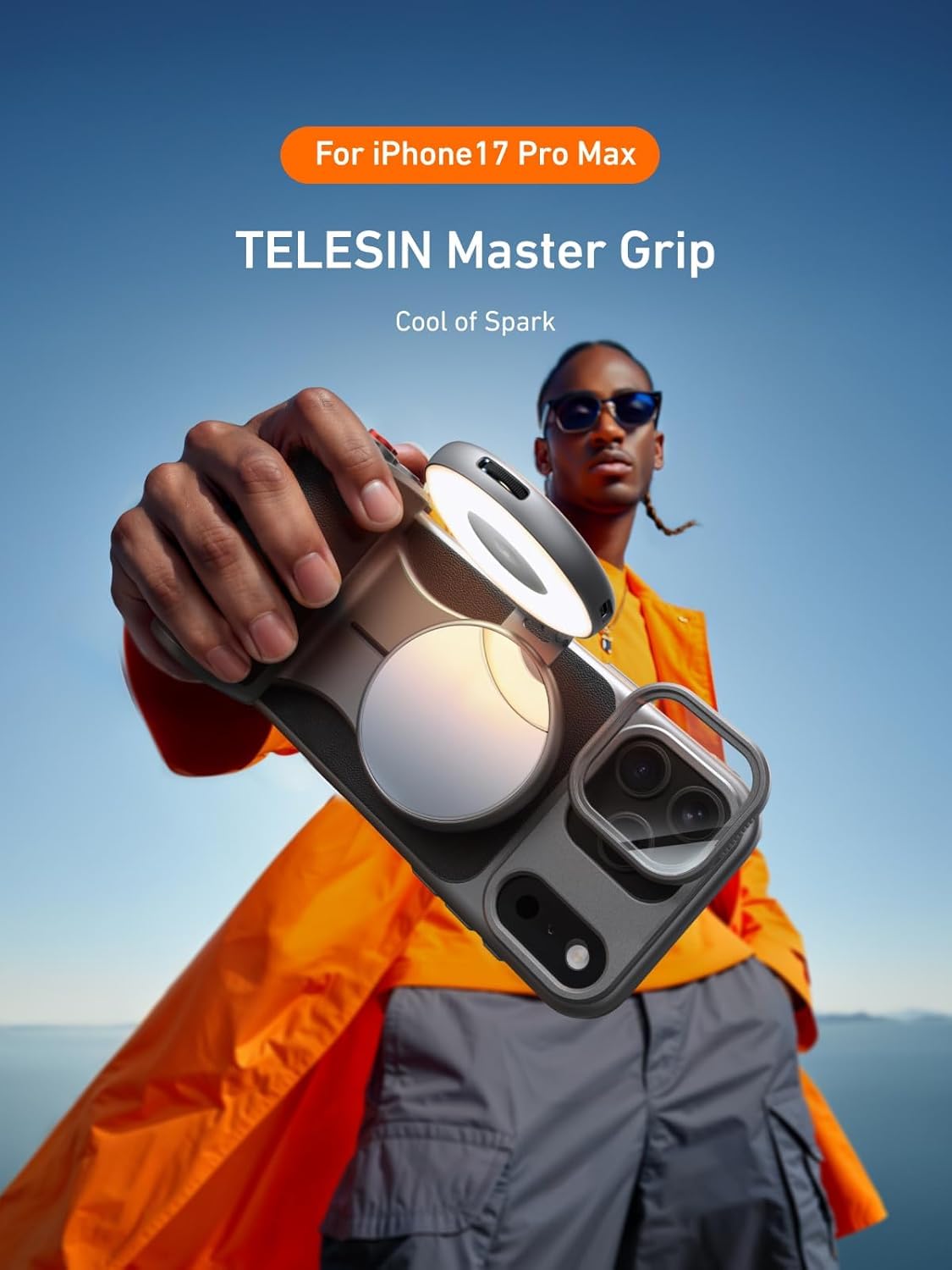 Amazon.co.jp: TELESIN マスターグリップキット iPhone 17 Pro Max用
