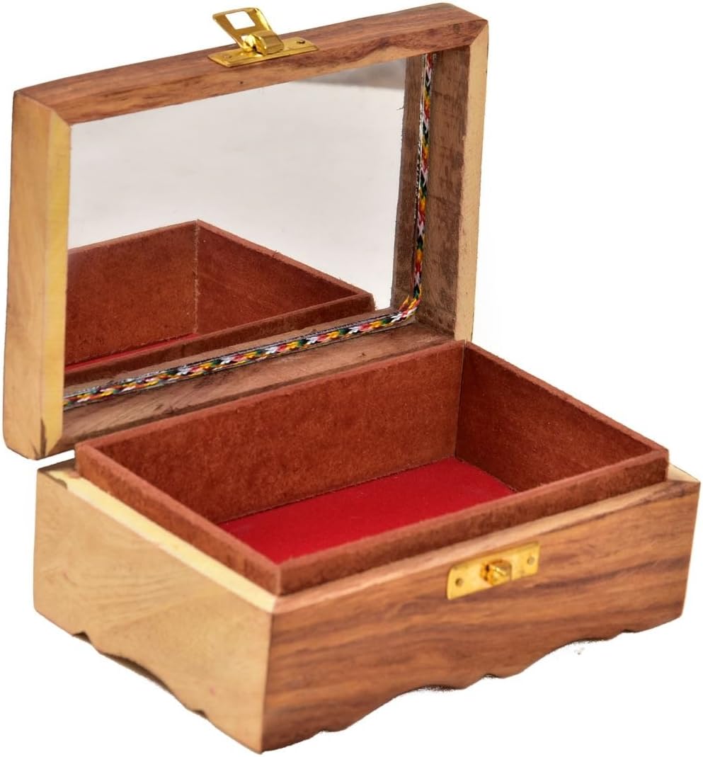 OJASVI BHAVHandcrafted Wooden SHEESHA Box for Girls