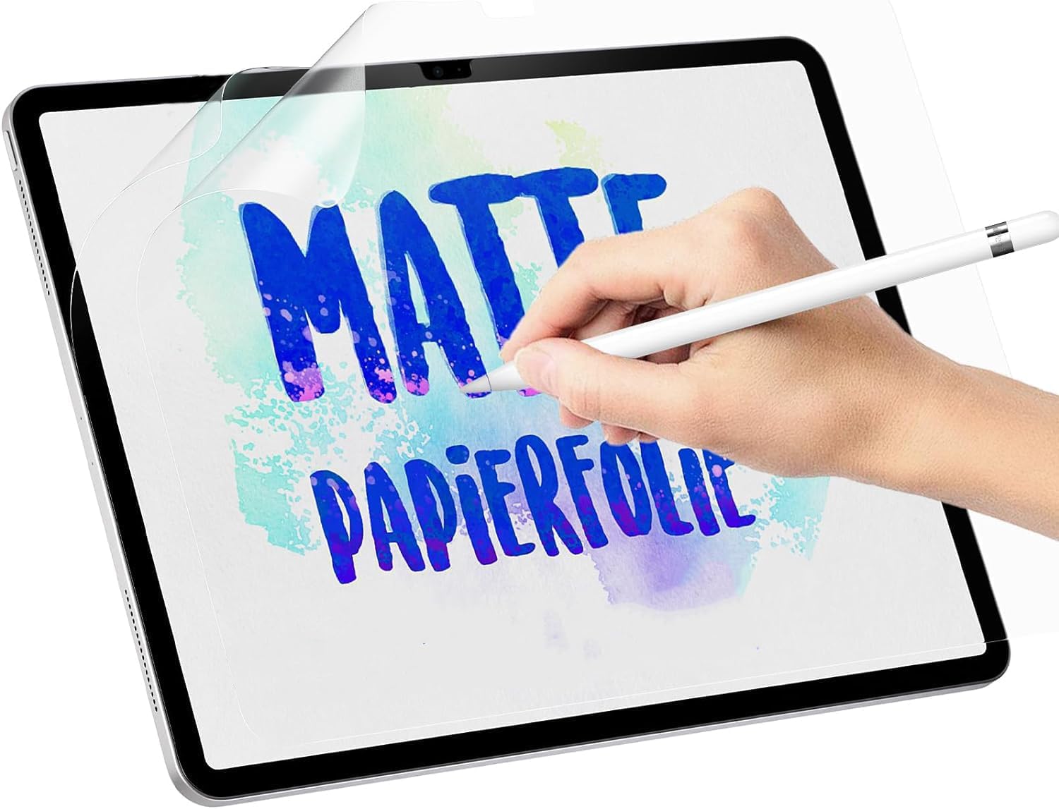 [2 Pezzi] Pellicola Protettiva Effetto Carta per iPad A16 11a/10a Generazione 2025/2022 (10,9 Pollici), Protezione Schermo Opaca in Carta Pet, Screen Protection Antiriflesso/Anti-Impronte