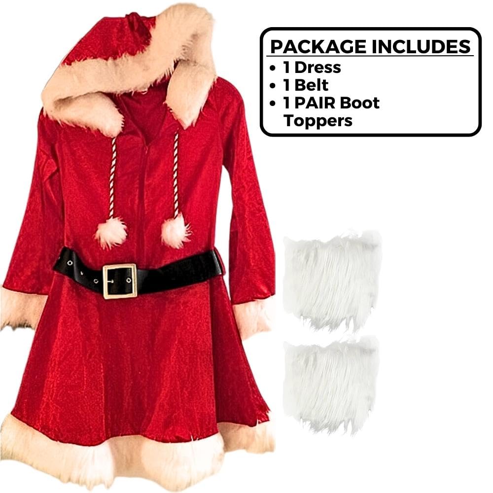 amscan - Costume da donna – mamma Natale sexy