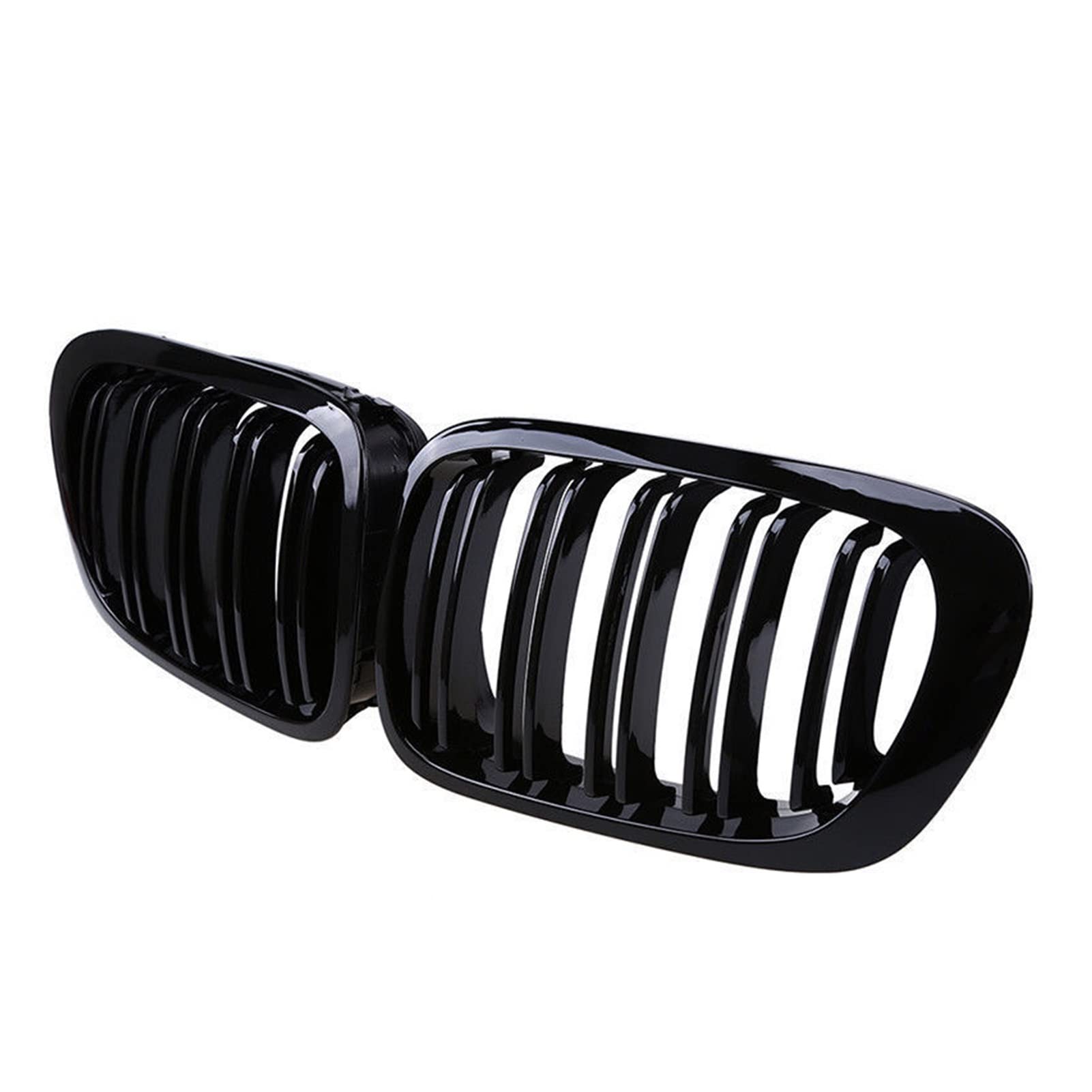 Griglie Parafango Anteriori Per BMW E46 M3 2001-2006 - Nere Lucide, In ABS, OEM 51137895914