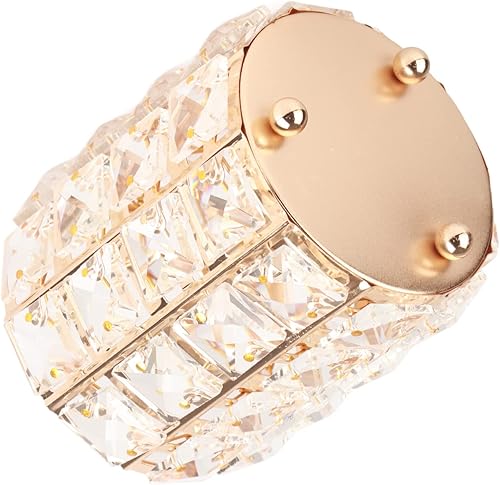 Miniatura 3 de Organizador de bolígrafos de almacenamiento de escritorio, soporte para lápices de cristal, para brochas de maquillaje, vajilla y escritorio (dorado)