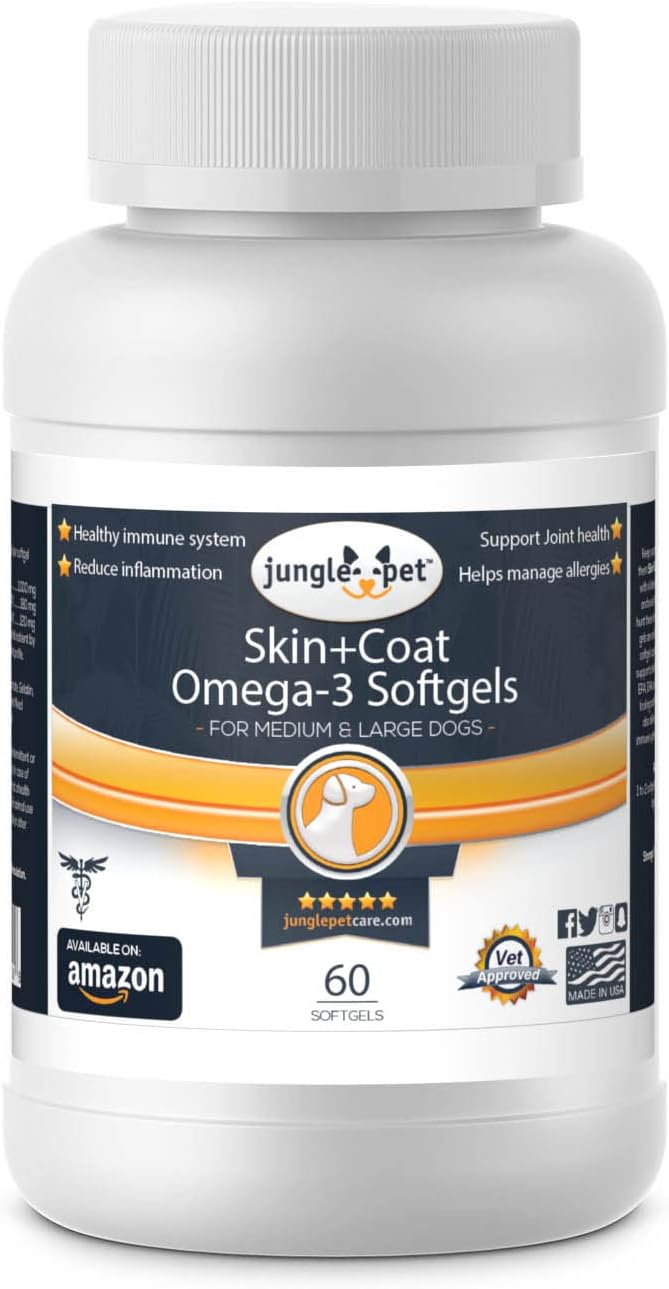 Omega Fatty Acid For Medium Breed Dogs 60ct 2 Pack Pet