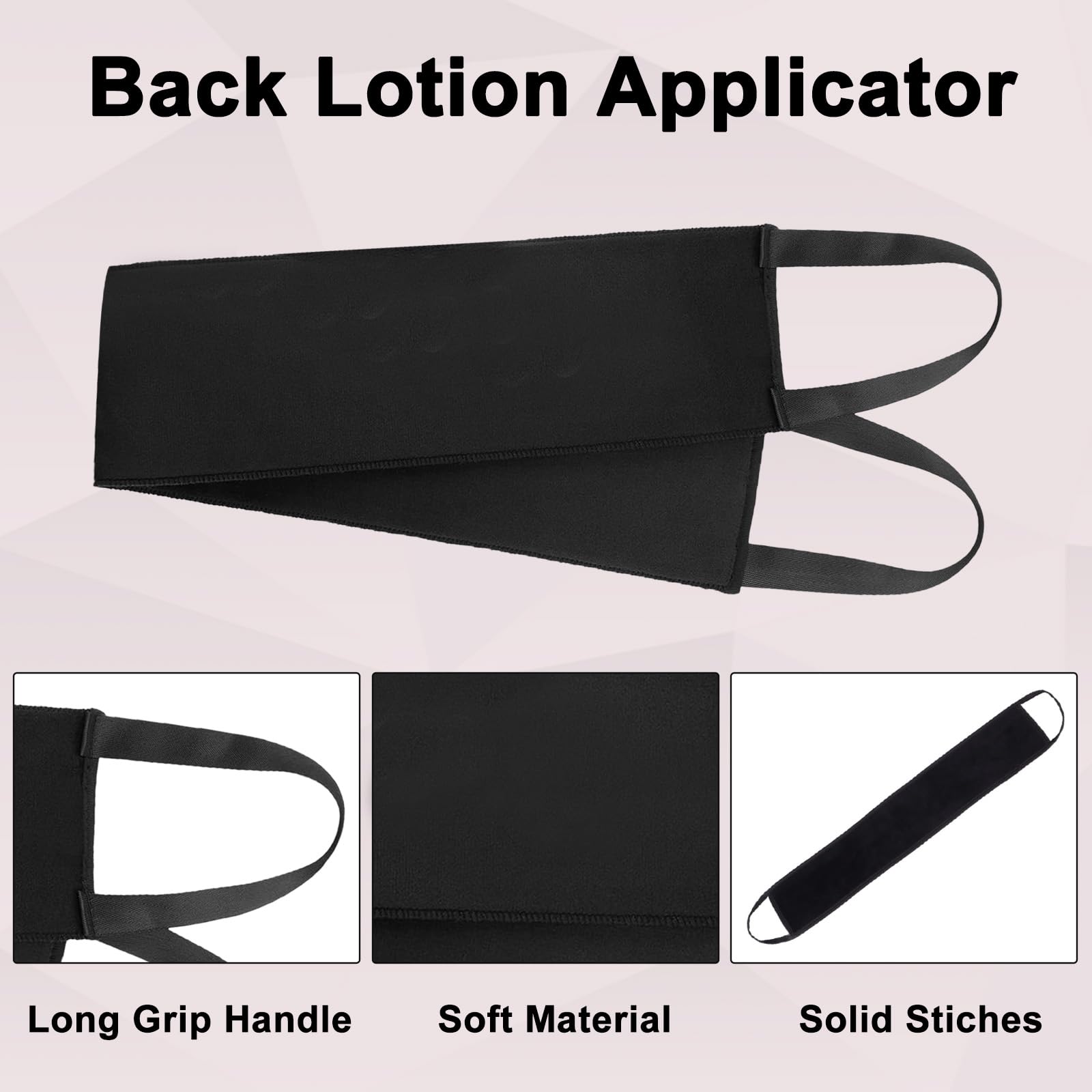 5-in-1 Self-Tanning Mitt Set including Brush, Back Applicator Glove, and Cream Tanner, Black - Image 4
