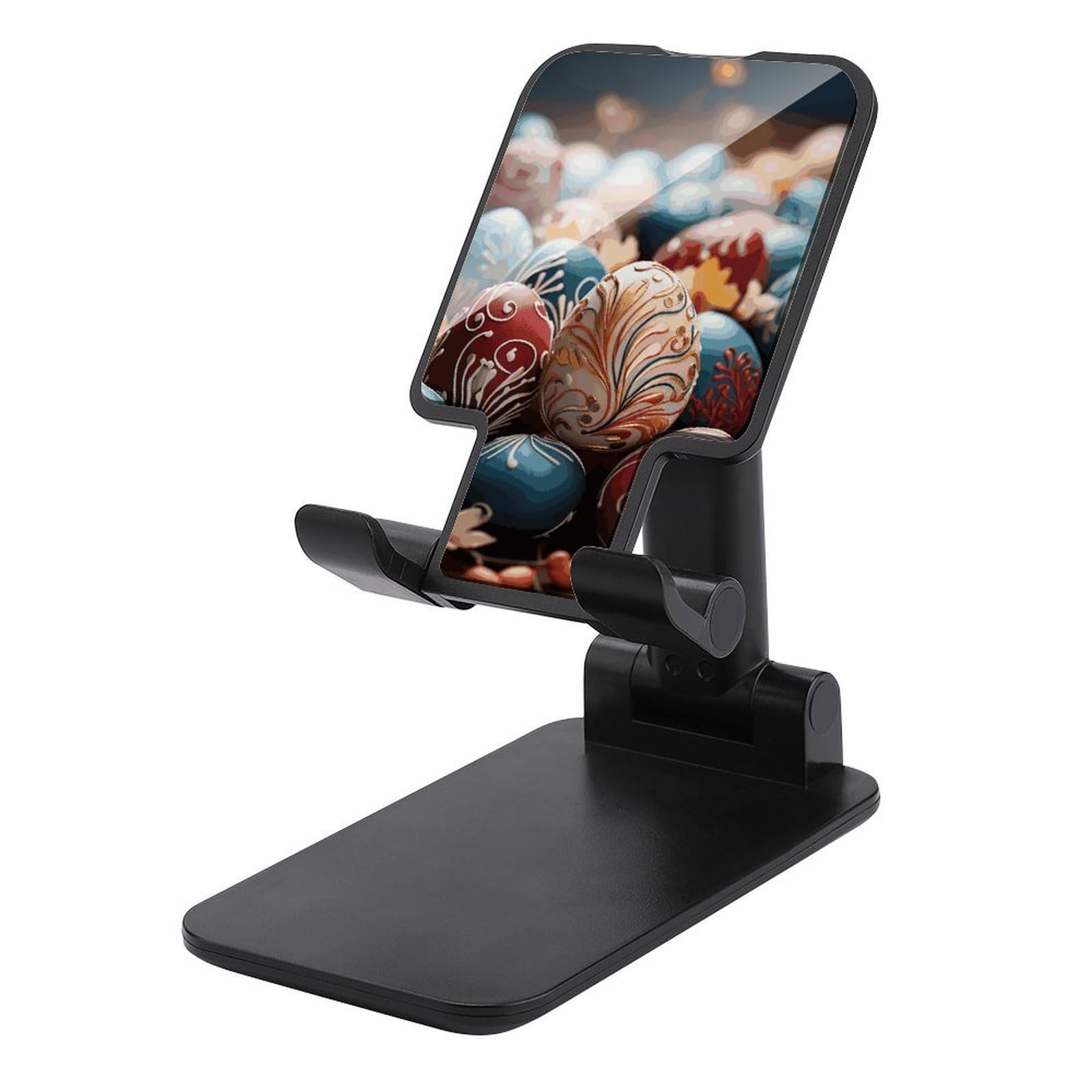 Support de téléphone portable pliable bureau iPhone Android Happy Easter