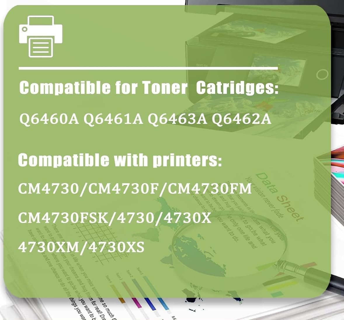 644A RT Compatible Toner Replacement for HP Q6463A Color LaserJet 4730 MFP CM4730 Printer Cartridge (Magenta)