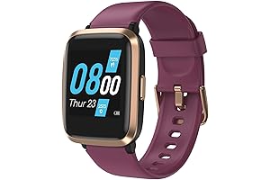 5ATM Waterproof Smart Watch: Fitness Tracker with Touchscreen