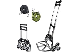 upcart lift 200lb capacity stair climbing folding hand truck