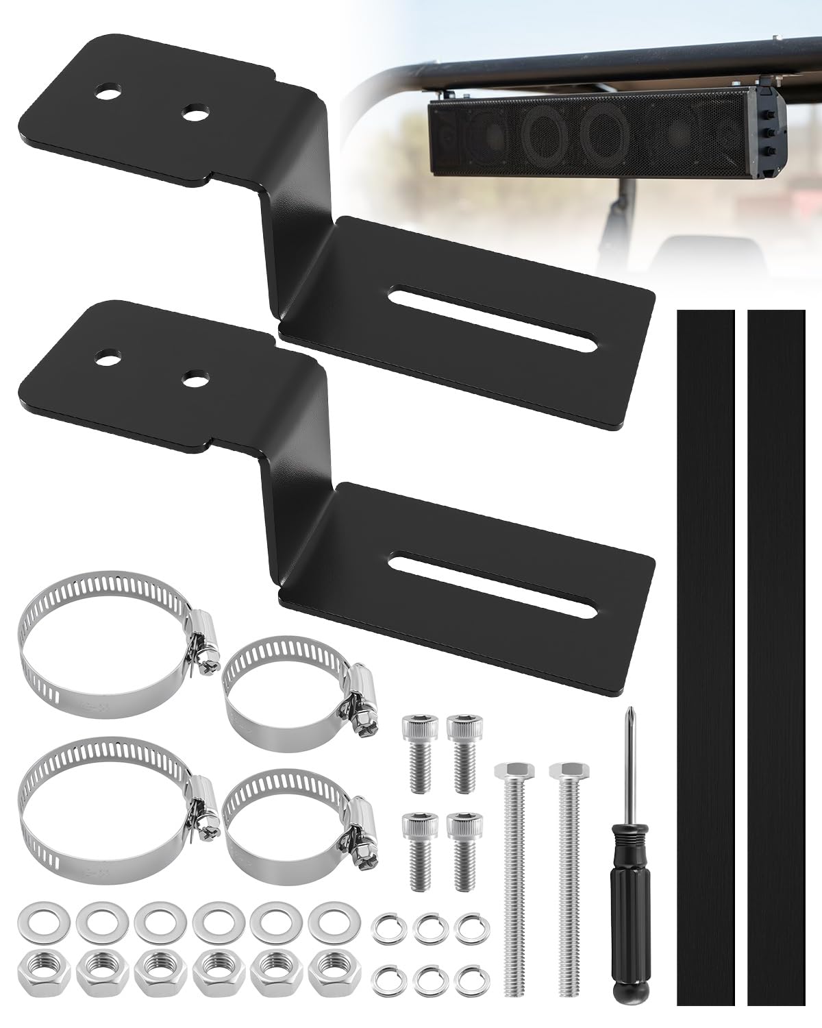 Photo 1 of Z-Type Flat Bracket Soundbar Mounting Kit Fits for Ehaho MT4100 MT4200
