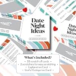 Romantic & Fun Scratch Off Date Night Ideas Card Game, Perfect Valentines Day Gifts for Him or Her, Couple Gifts for Boyfriend, Girlfriend, Wife, Husband, Men, Women, Engagement, Anniversaries & More