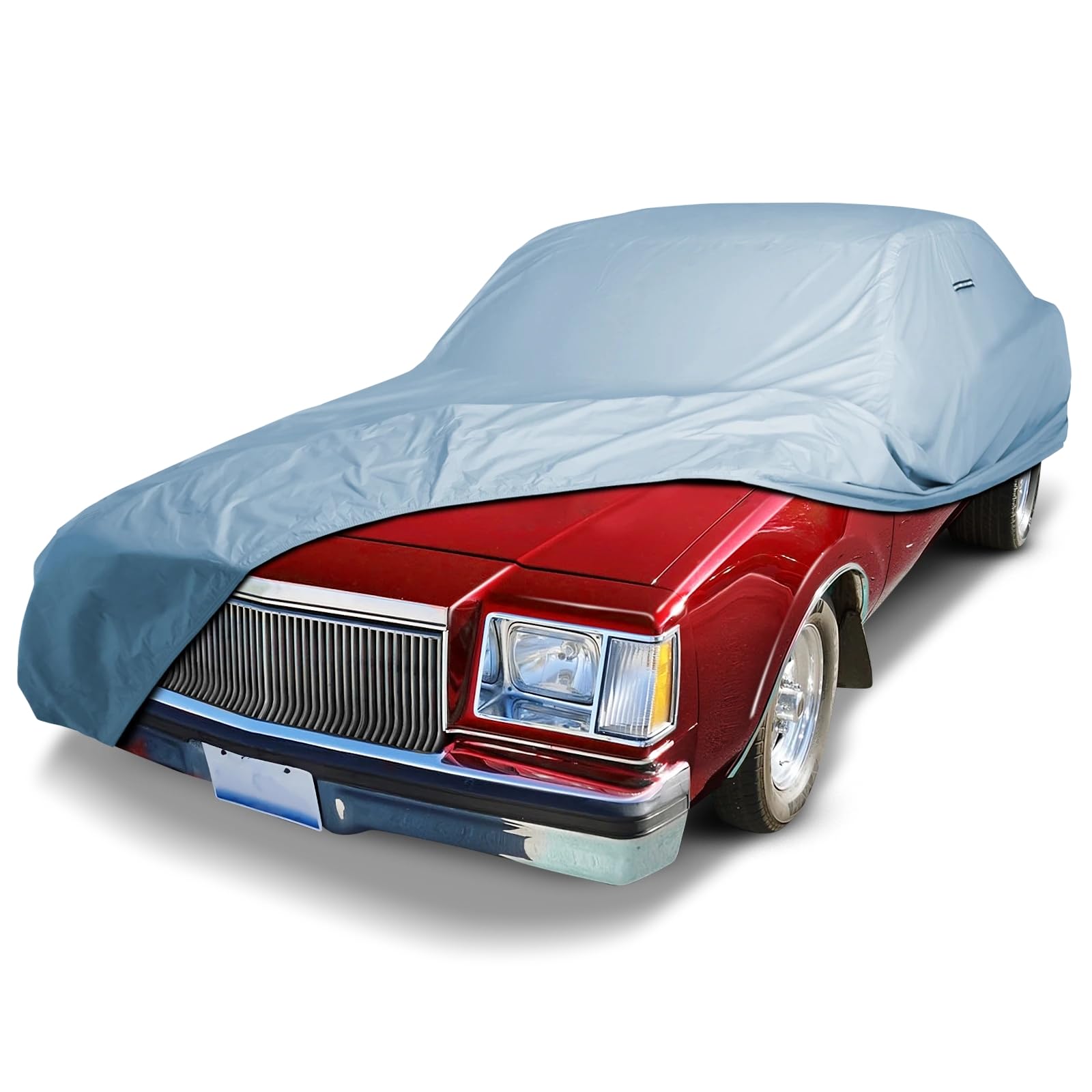 iCarCover Fits [1978-1987 Buick Regal] Premium Custom Car Cover Waterproof All Weather Resistant Outdoor Indoor Sun Snow Storm UV Protection Form-Fit Padded Cover with Straps Sky Gray 7. Buick Regal 1978-1987