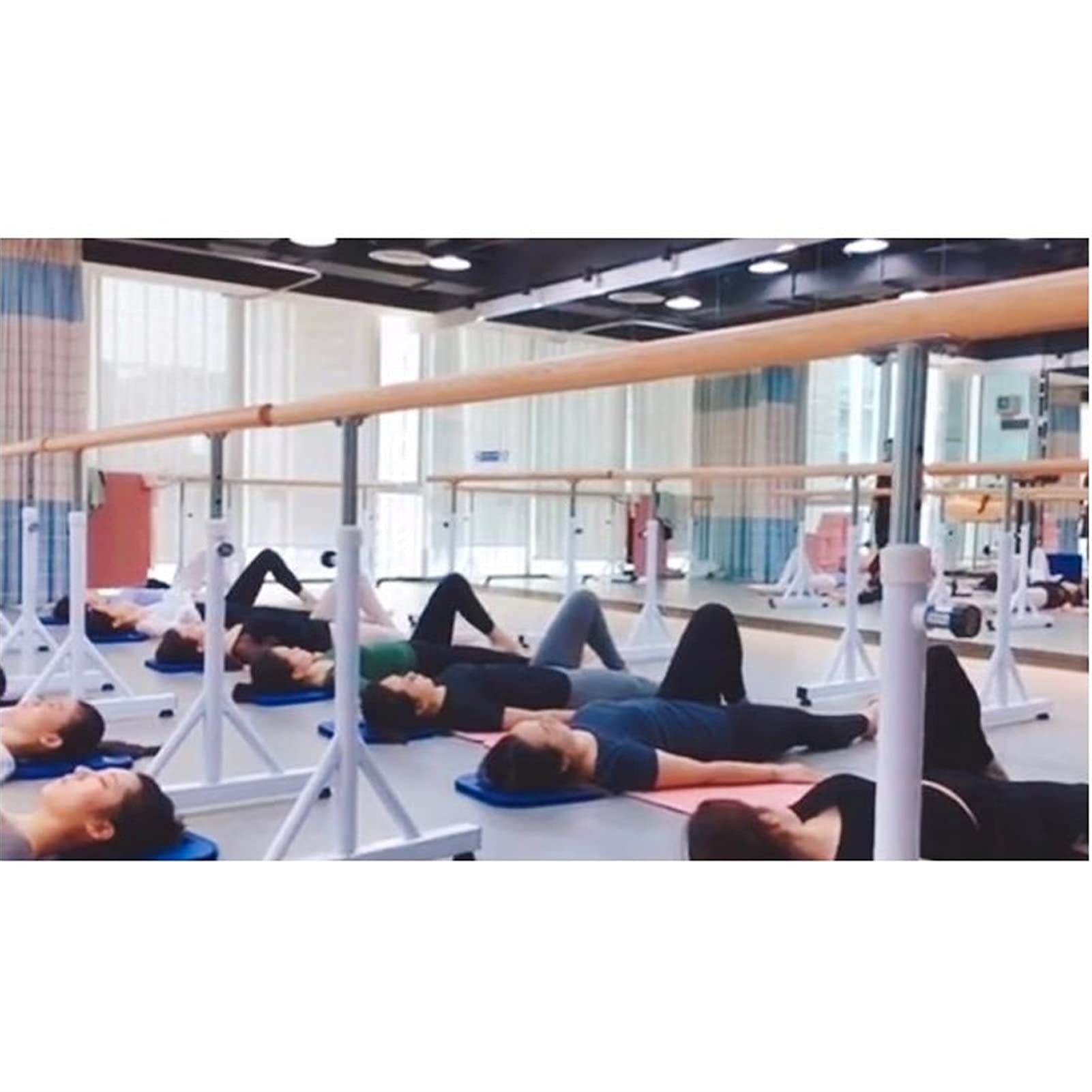 Ballettstange, tragbare Doppel-Pole-Tanzstange, verstellbare Fitness-Ballettstange für Kinder/Erwachsene, geeignet für Workshops, Schulen