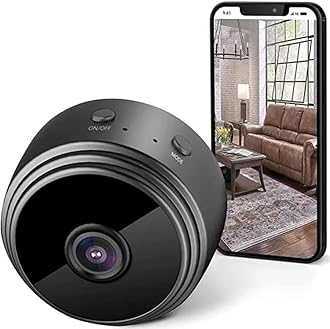 EYETECH Mini Wi-Fi Full HD 1080P Wireless Magnet Camera Motion Camera Audio and Video Live with Wireless Recorded Magnet Cam with Light Vision and Motion Detection (Magnet 1) (K-802)