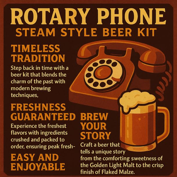 Label Peelers Rotary Phone Steam Style Beer Kit