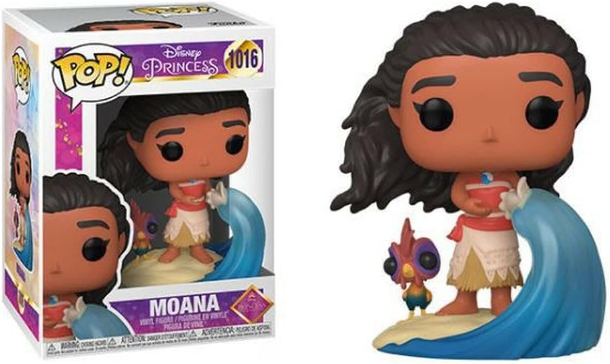 POP Disney: Ultimate Princess - Moana Funko Pop! Vinyl Figure (Bundled with Compatible Pop Box Protector Case) Multicolor 3.75 inches