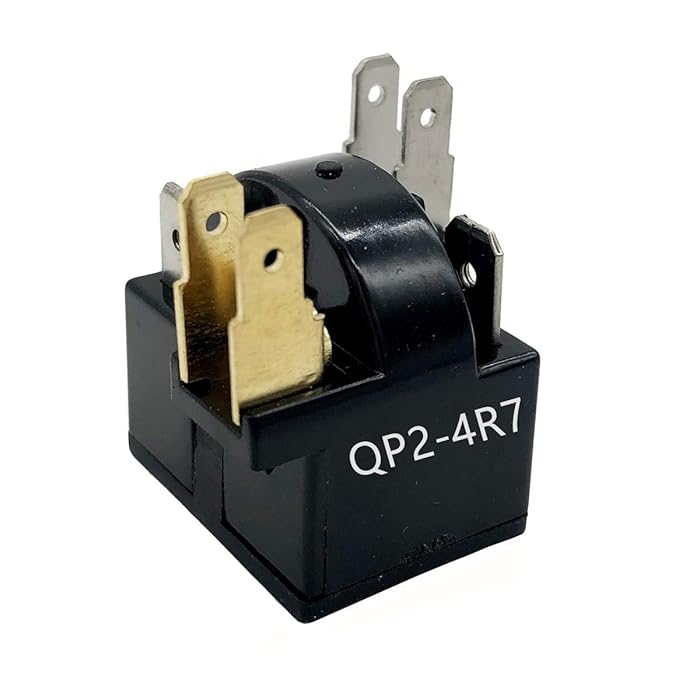 Buy QP24R7 Start Relay Refrigerator PTC Ohm 6 Pin For Whirlpool