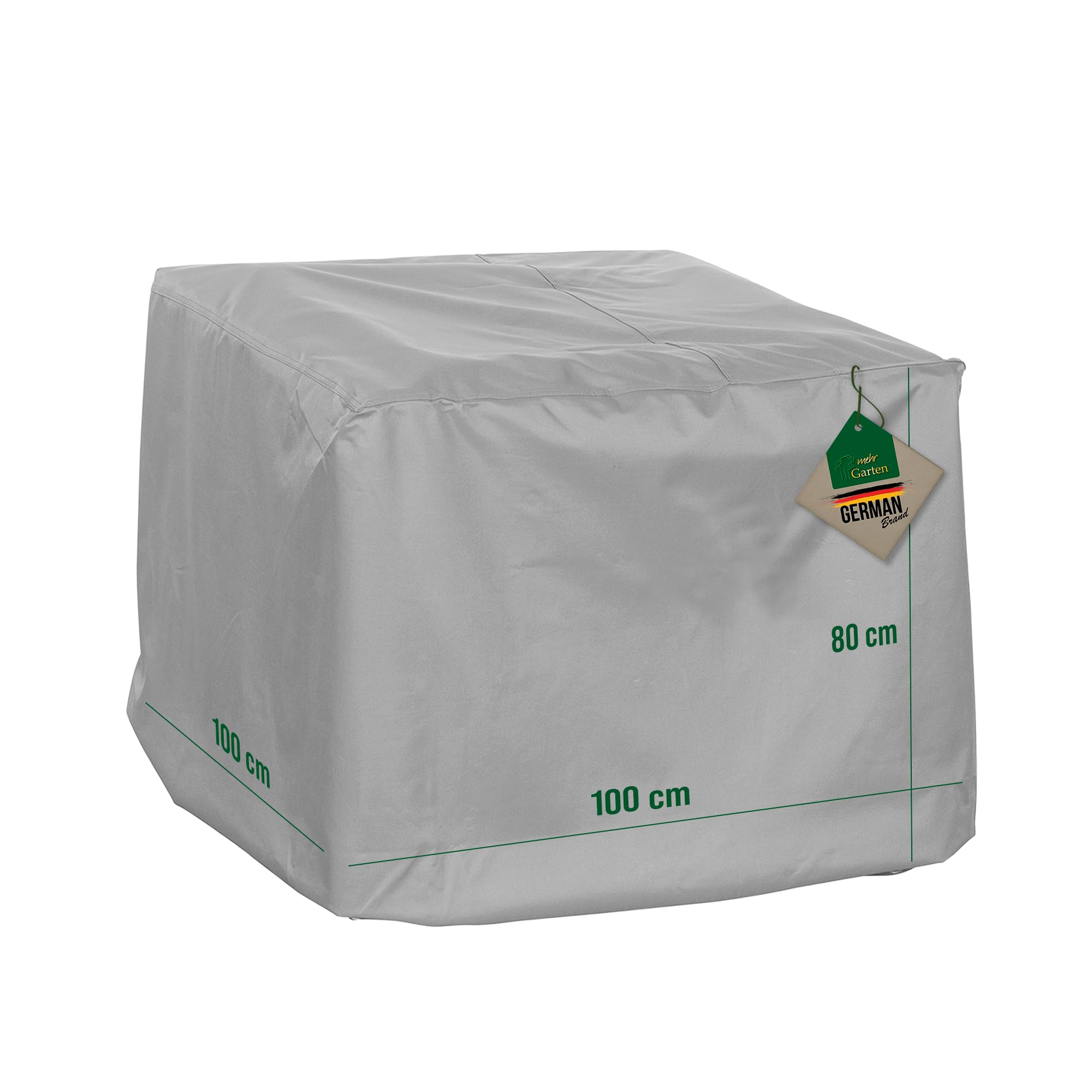 Premium Protect Abdeckung Gartensessel 100x100x80 cm | wasserdicht, UV-beständig und atmungsaktiv – 2-lagiges Polyestergewebe, Schutzhülle für Loungesessel mit Kordelzug